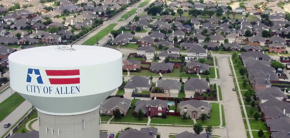 Allen, TX cityscape